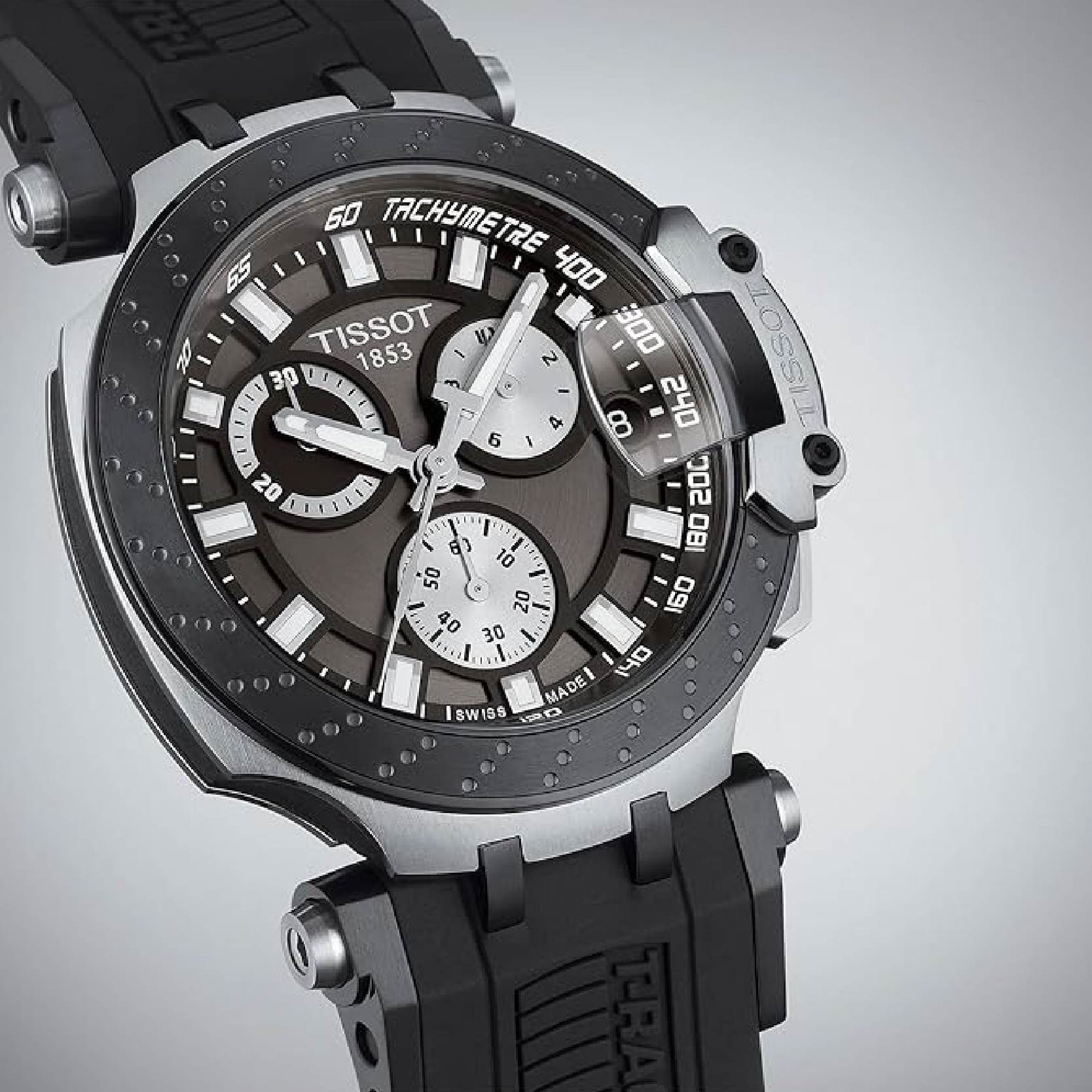 Tissot T-Race Chrono Quartz Stainless Steel Casual Watch Black T1154172706100