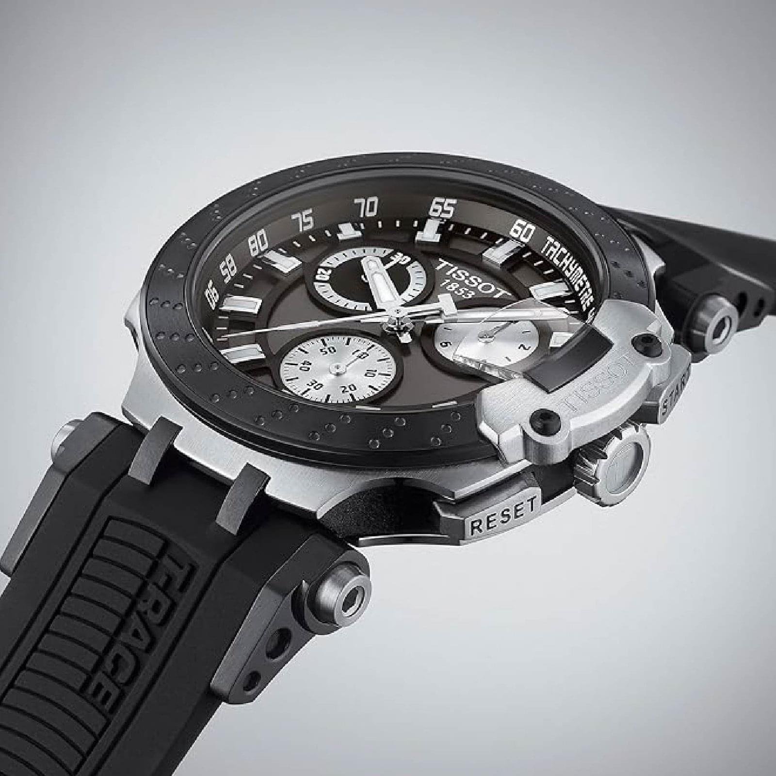 Tissot T-Race Chrono Quartz Stainless Steel Casual Watch Black T1154172706100