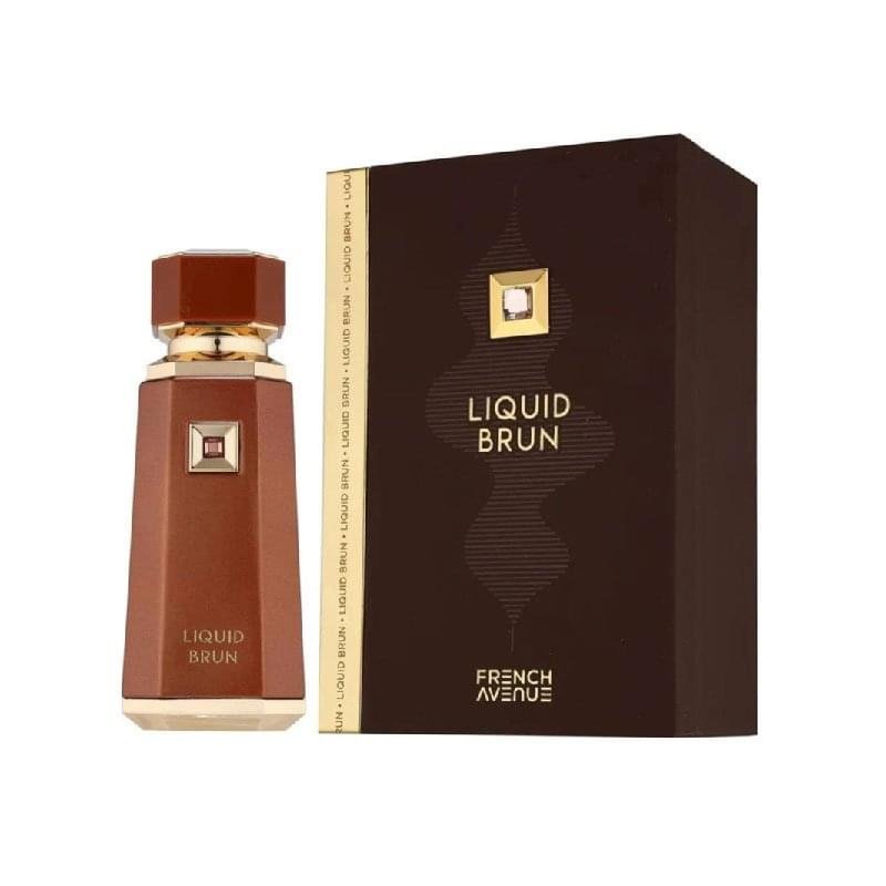 Liquid Brun French Avenue EDP woody masculine perfume for men with vanilla and amber notes