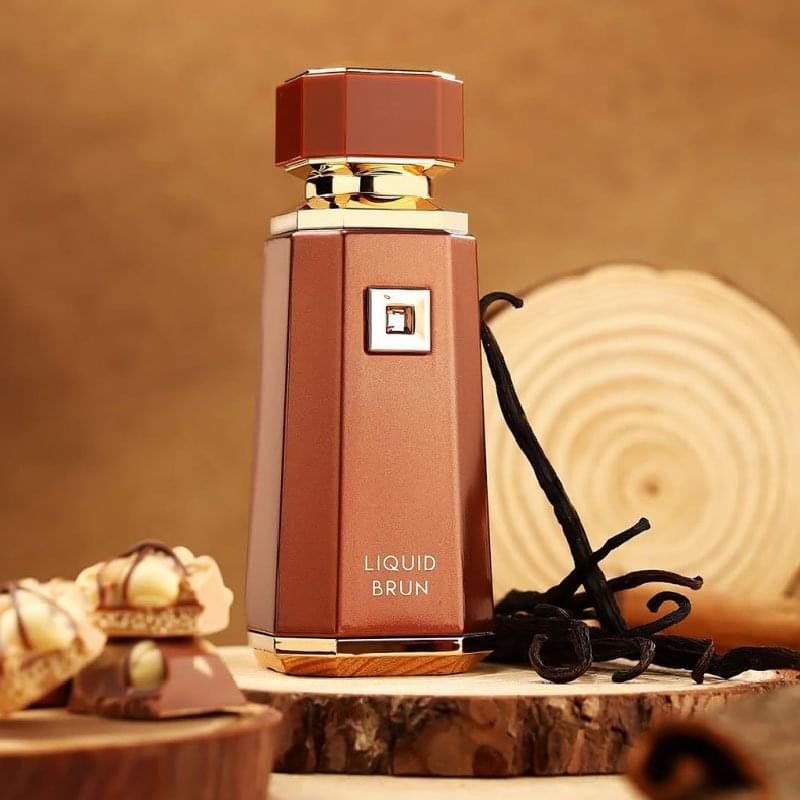 Liquid Brun French Avenue EDP woody masculine perfume for men with vanilla and amber notes