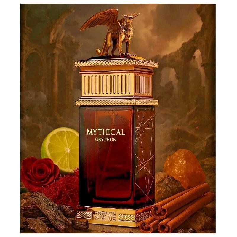 Mythical Gryphon Eau De Parfum – unisex luxury fragrance with bergamot, cedarwood, and amber notes